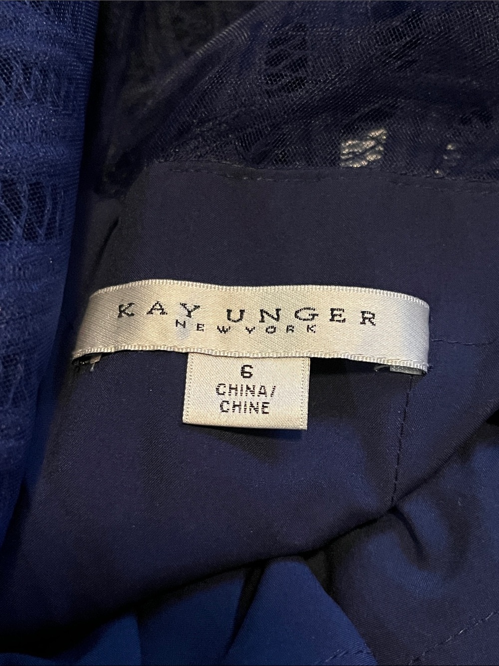 NWT Kay Unger Walk Thru Gown - Picture 11 of 14
